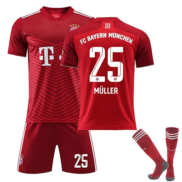 Kausi 2021-2022 FC Bayern München Jalkapallopaidat Paidat SANE MULLER-25 MULLER-25 XL