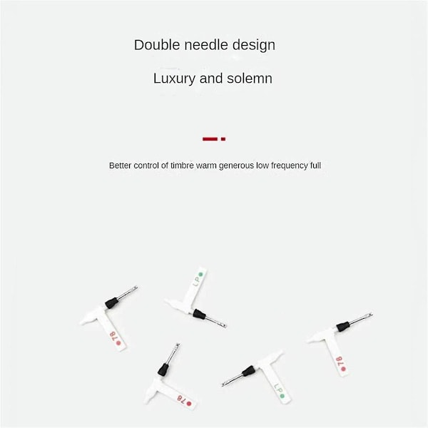 TS-Levysoitin Dual Moving Vaihda Kosketus Lp Vinyylin Neulaan Tupla Ruby Ja Sapphire Ste
