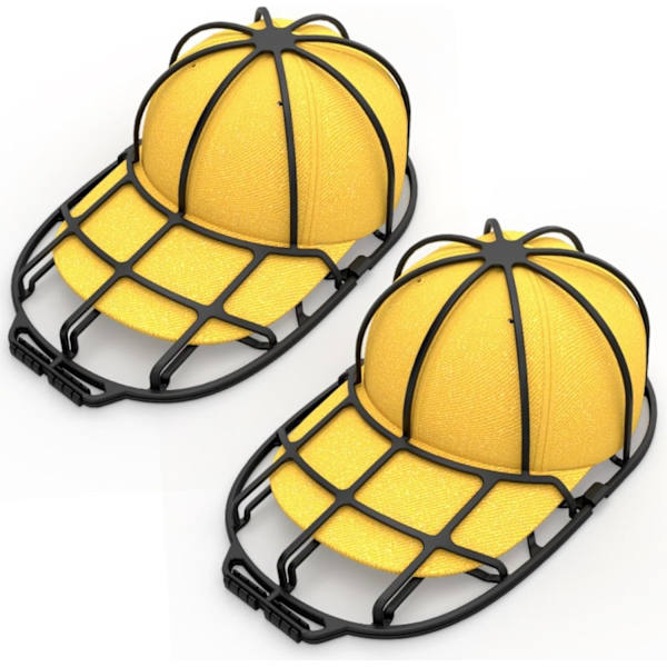 Hat Washing Machine Cage, Anti-deformation Hat Protector Frame, Hat Protector Frame Cleaner, Hat Washer Frame Suitable for Flat and Curved Hats