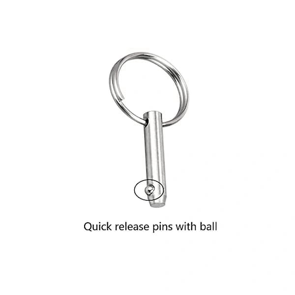 St E Se-stift Bimini Topp-stift, diameter 1/4 tommer (6,3 mm), totallengde 1,5 tommer (38 mm)