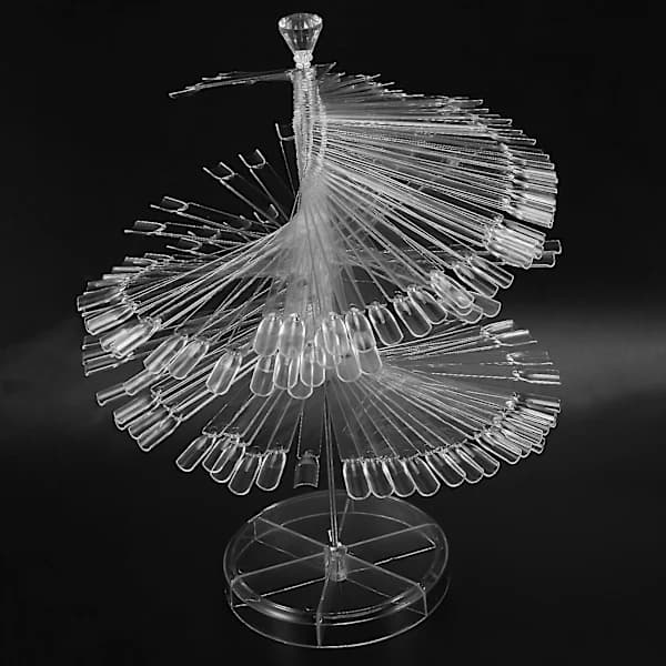 120 stk Praktiske Tips Display D Spiral Display Hylle For Uv C