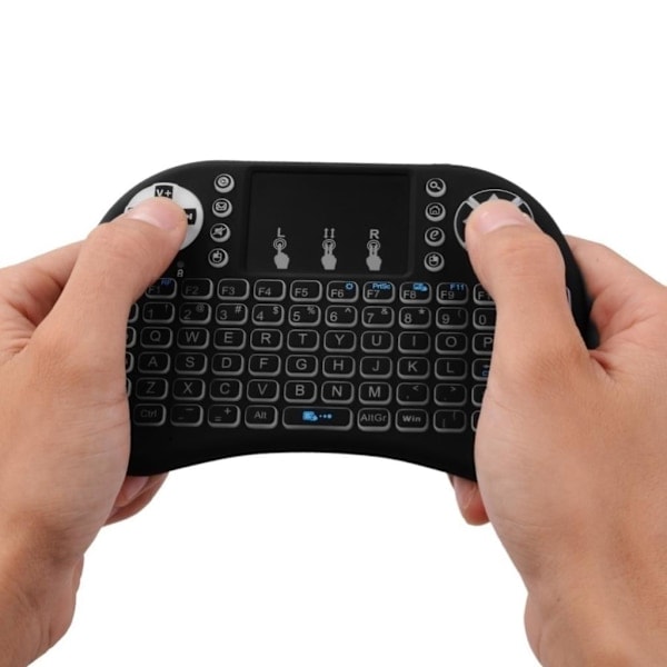 Mini trådlöst 2,4 GHz-tangentbord med pekplatta