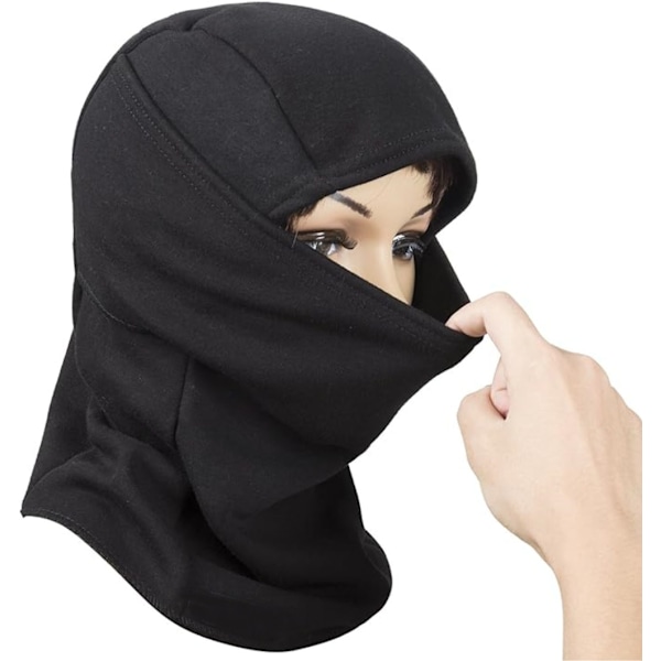 Lämmin fleece balaclava tuulenpitävä hiihtomaski