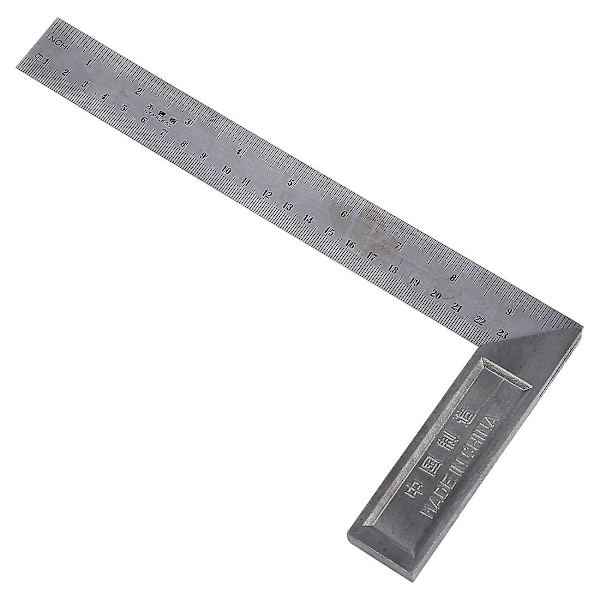TS-25cm Pitkä Ruostumattomasta Teräksestä Valmistettu L-neliöviivain