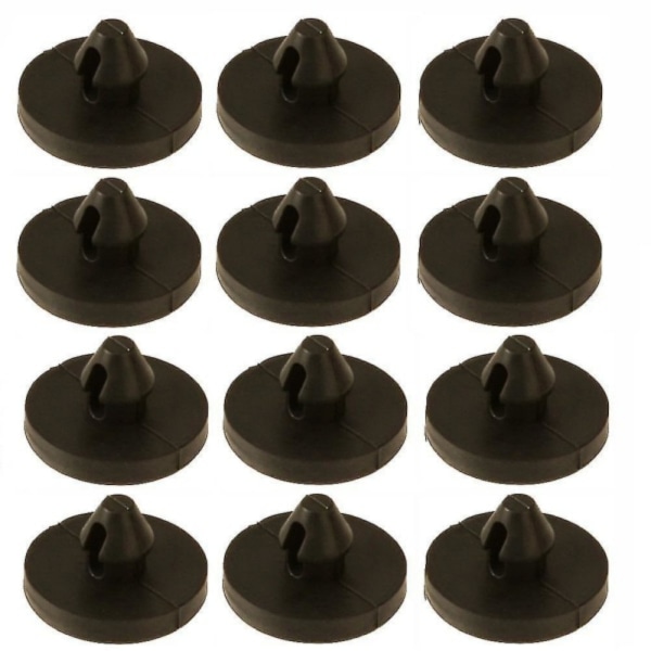 12 stk Bremslysafbryder Stop Gummibroms Pedal Pad Stop Dæmpning Bremslysafbryder Begrænser 90541-06036 Biltilbehør