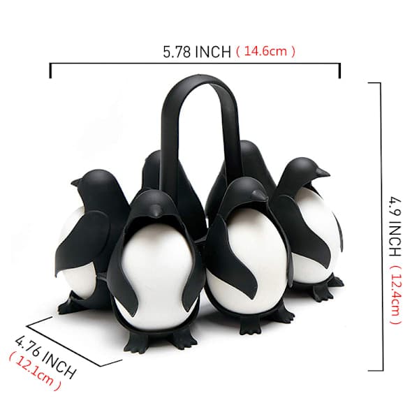 Pingvinformet Eggeholder Koker Egg Oppbevaring Servering for Kokte Egg 1