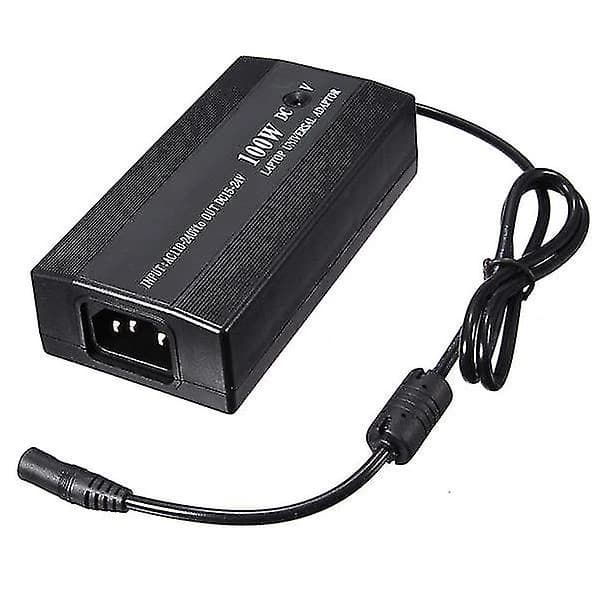 100W Universal AC DC-strømadapter med USB-port og DC-bilkontakt