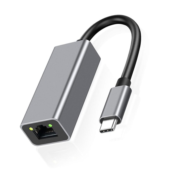 Typ-C till RJ45-port 1000 Mbps USB-C Ethernet-adapter USB-C till RJ45 LAN-adapter Typ C Nätverkskort