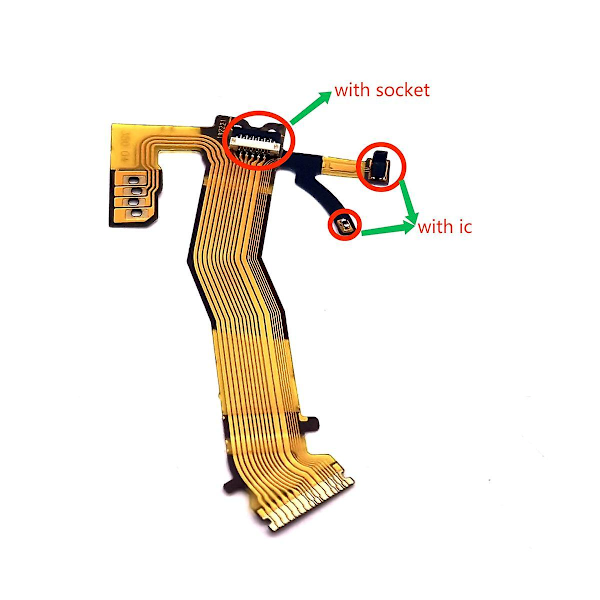 TS-1 stk. Ny Linse Lukker Flex Kabel For Iii Gr3 Digital Kamera Reparasjonsdel (med Sokkel)