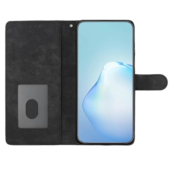 PU-læder Stand Case med Skin-touch til iPhone 15 Plus, Slim-Fit Wallet Case