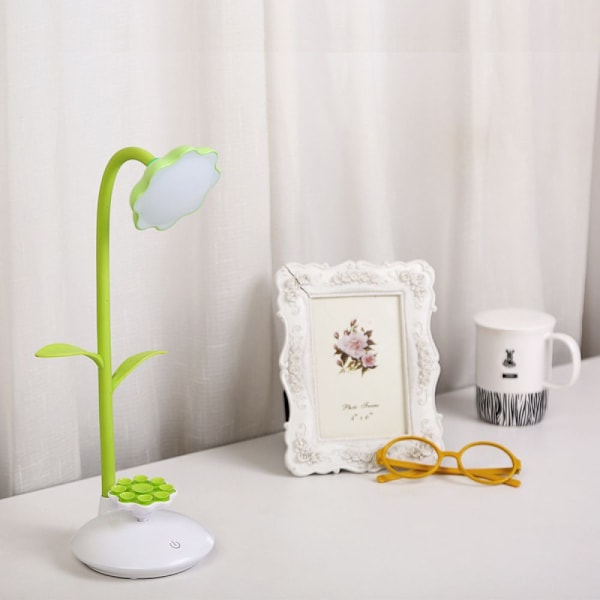 Dæmpbar LED-bordlampe til børn, senglampe med berøringsføler, øvelse