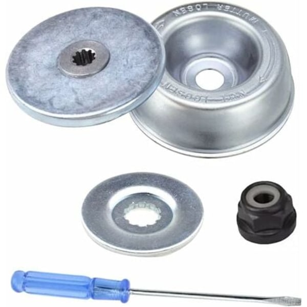 TS-5PCS Teränsovitin Huoltosarjat Ruohonleikkurin Sovittimelle Stihl Aluslevylle Tukilevy Kaulusmutteri Tou