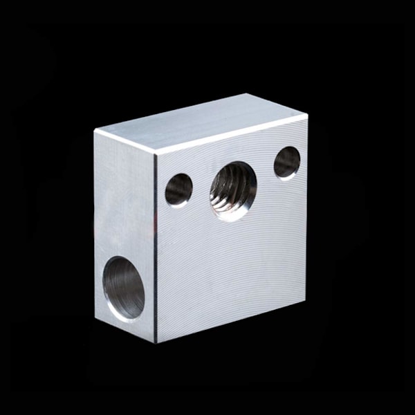 2-pakning CR-10 varmeblokk for alle metall Hotend Ender 3 Pro Ender 5 Pro CR10 S4 S5 3D-skrivere (aluminium)
