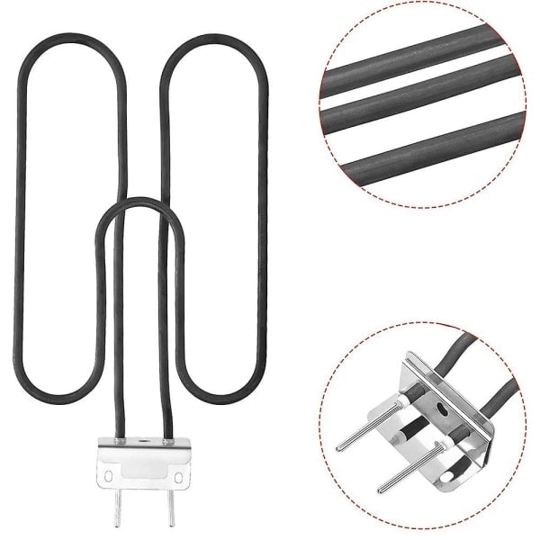Grillin vastus Weber sähkögrilliin 66631 / 65621 Lämmityselementti (230v 2200w) Q140 / Q1400 Eu