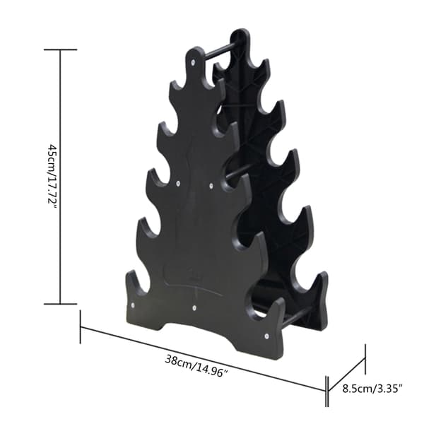 5-Tier Weight Rack Dumbbell Rack Storage Rack Gym Dumbbell Rack