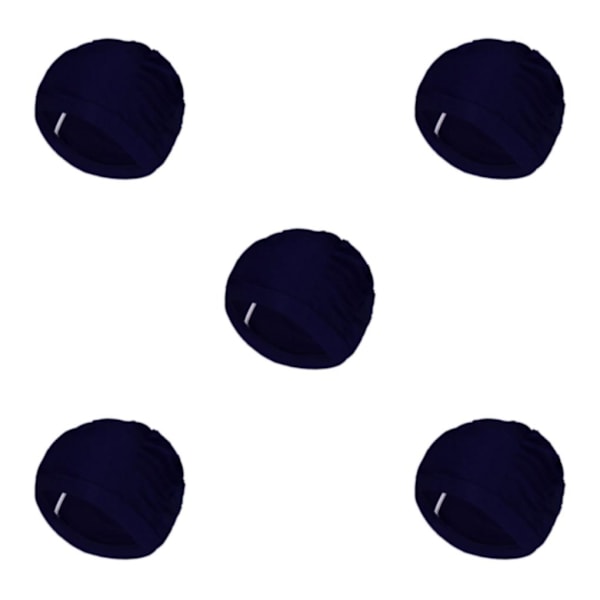 1/2/3/5 Vedenkestävä ja kestävä uimapipo naisille tummansininen navy blue 5Set