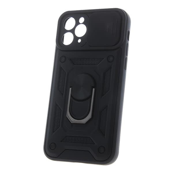 TS-Bagsidecover med kamerabeskyttelse og mobilring til Motorola Edge 50 Neo - Sort