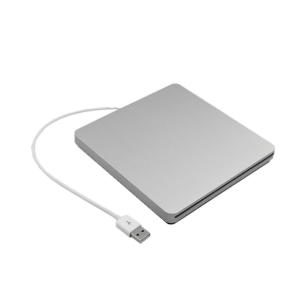TS-Ekstern DVD-stasjon USB 2.0 Bærbar CD DVD +/-rw-stasjon DVD-brenner for Laptop Pro Air Windows 7/8/10