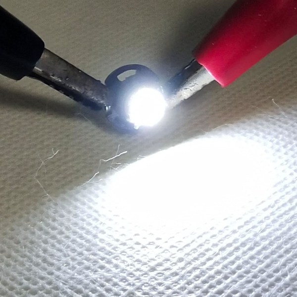 10 ST T4.2 LED kil instrumentpanel lampor, 1 SMD 6000K vita interiörlampor Bil Auto instrumentpanel Instrument Läsmätare Panelljus