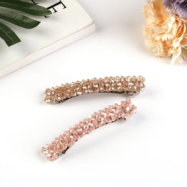 Hårspännen med strass, dekorativa hårspännen