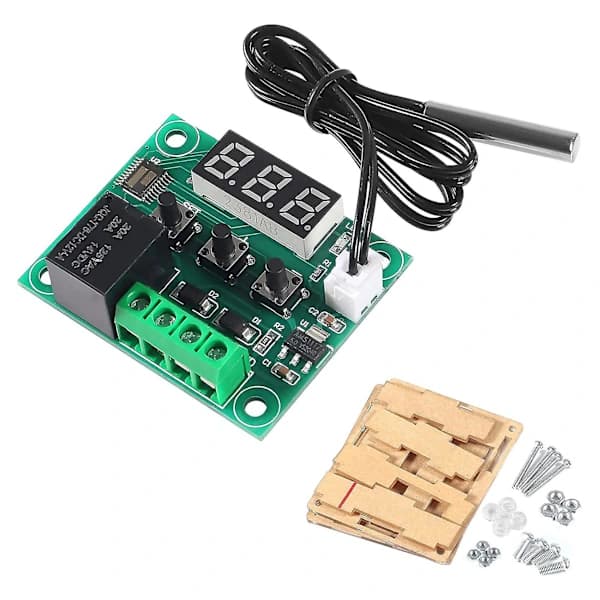 W1209 DC 12V Digital Temperaturregulator -50-110C Elektronisk Temperaturkontrollmodul