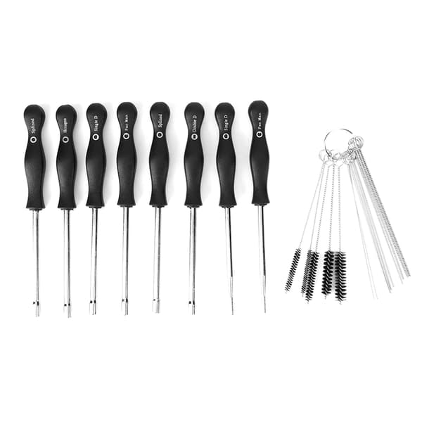 Carburetor Adjustment Tool Carb Screwdriver Cleaning Brush Tool Kit Repair Kit 0.6