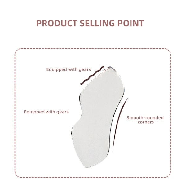 Gua Sha Tool Stainless Steel Scraping Massage Tool