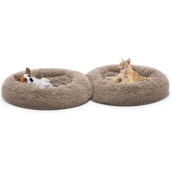 Ortopædisk Hundebed Behagelig Donut Cuddler Rund Hundebed Ultra