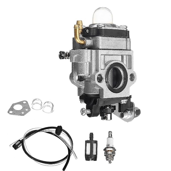 Moottoripyörän kaasutin 15mm 2-tahti kaasutin 43cc 47cc 49cc 50cc 52cc skootterille ATV Dirtille