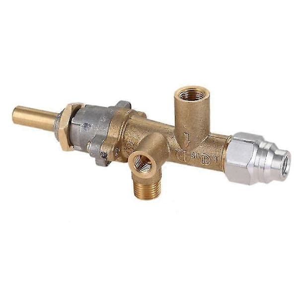 Safety Brass Heater Main Control Valve with Pilot Port Suitable for Low Pressure Heaters