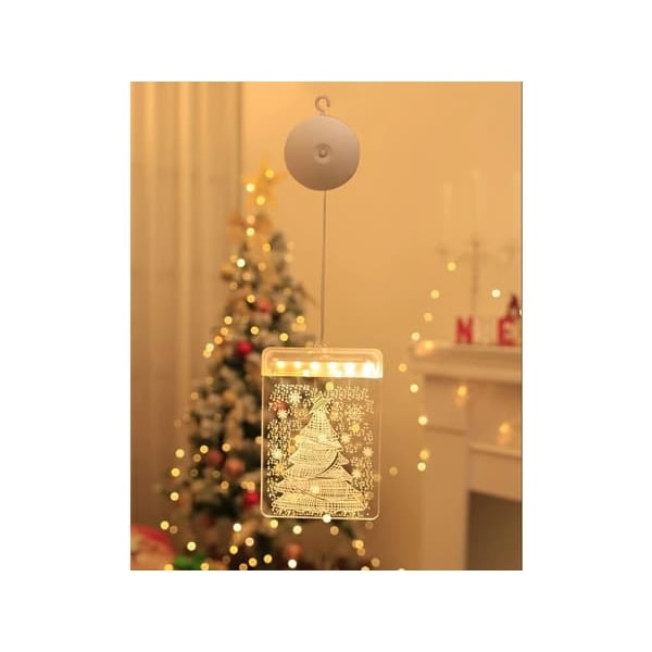 LED Julelampe Vindusdekorasjon