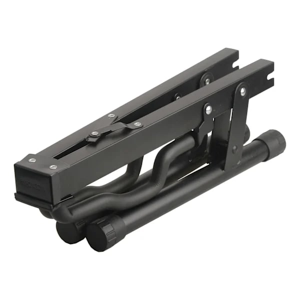 Sort Guitarstativ i Jern - Unikt Foldbart Design, Stabilt A-Ramme Stativ til Basvisning - Perfekt[JUN]
