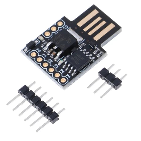 1:a ATTINY85 Digispark Kickstarter Arduino generel mikro-USB