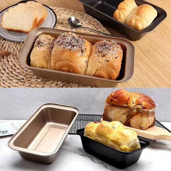 Brødform Limpeform For Baking, Non-stick Karbonstål Baking Brød Toast Form Limpe Bakeform Sett (