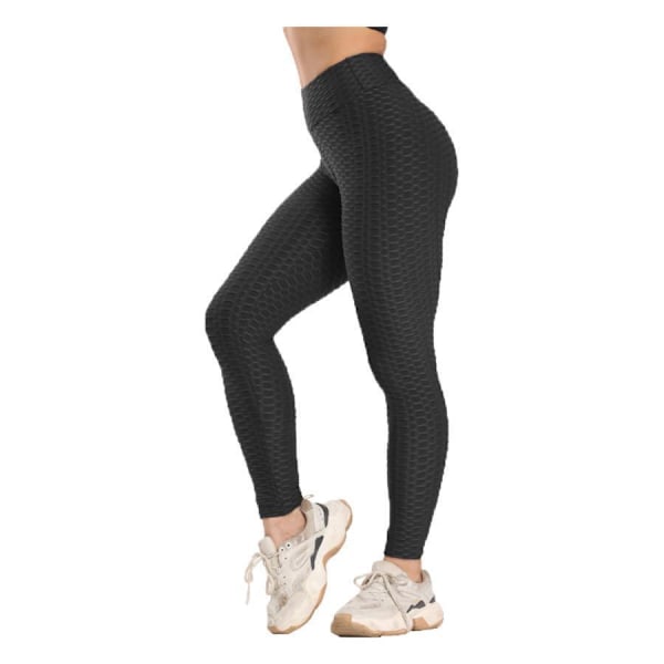 Strumpbyxor med tie-dye mönster - Svart black l