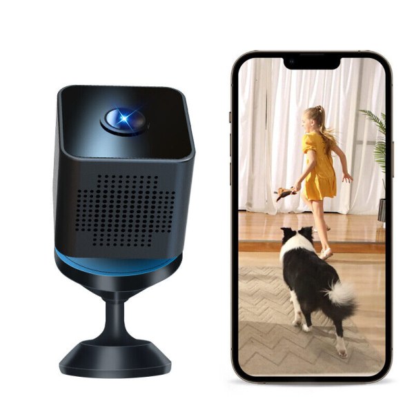 Mini spionkamera WiFi dold kamera Night Vision HD spionkamera för hemsäkerhet Lätt att set in trådlös inomhus minsta kamera