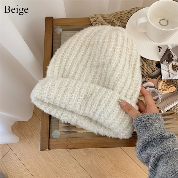 Neulotu Beanie-pipo BEIGE beige