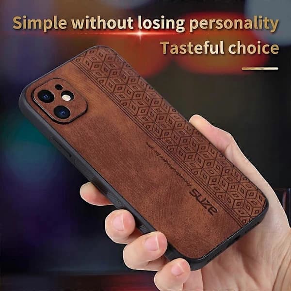 For iPhone 11 AZNS 3D Preget Mobilskall med Skinnfølelse