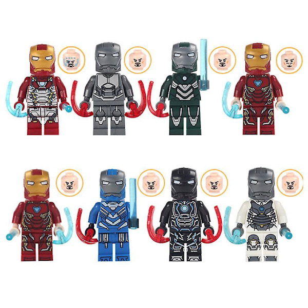 40 stk Avengers Minifigurer Byggeklosser Leksaker Actionfigurer Sett