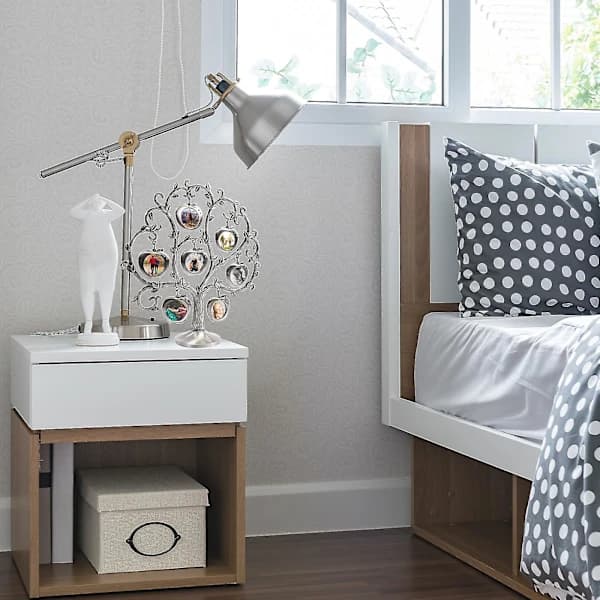 Fotobordram Familietre Bilder Sølv Epletre Design