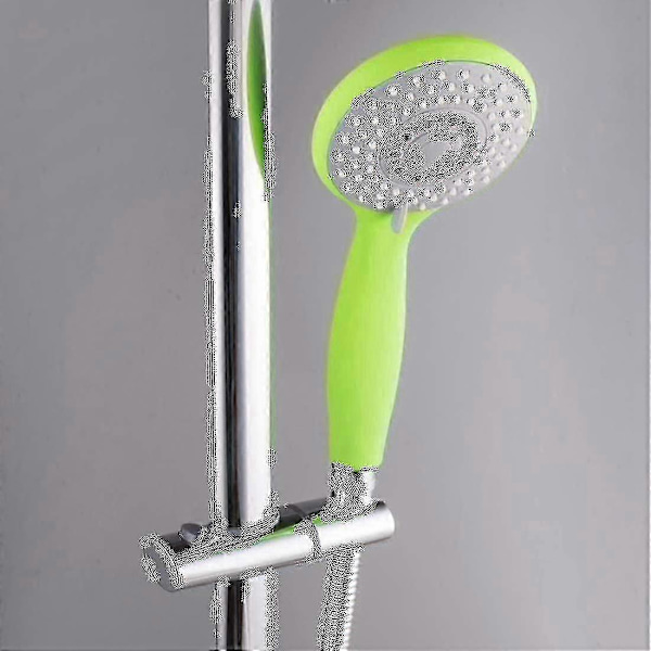 Krom Abs Dusjhodeholder Duschholder Clip On Duschstang Hånddusjholder 360 Rotasjon For Baderom Oval,s