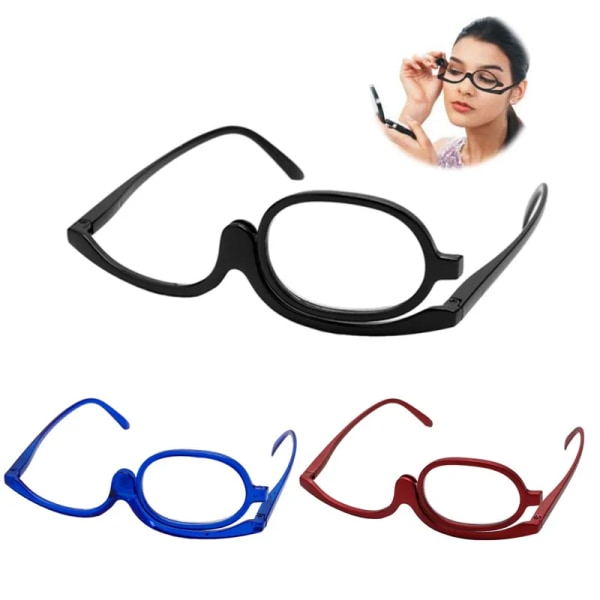 Roterbara kosmetiska läsglasögon för kvinnor tillbehör för kosmetiska kläder 100 Degree Blue