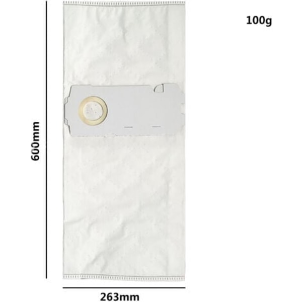 TS-Lämplig för dammsugarpåse Festool midi/mini CT15 kapacitet 15 liter