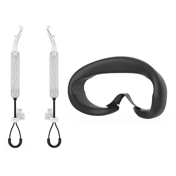 TS-N4ht1 Håndrem+maske Kombination Til Pico 4 Håndtag Controller Tpu Anti Slip Rem+silikone Mas
