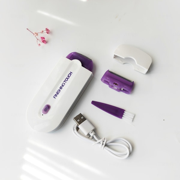 Mini USB Induktionsrakapparat för damer Hemma Laser Skönhetsepilator