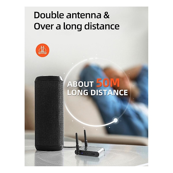 TS-Aux Audio Bluetooth-modtager Lossless Audio Adapter Hifi Bilnavigation Opkald Rca Trådløs Retro Spe
