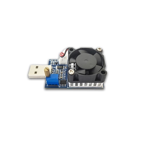 TS-15w USB Elektronisk Lastmodul Justerbar Konstant Strøm Elektronisk Laster Aldringsutlader Inte
