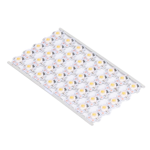 LED-chiplampe med høj lysstyrke, energibesparende DIY-lamper med aluminiumplade til 1W 12V projektører, skabsbelysning, rosa lys