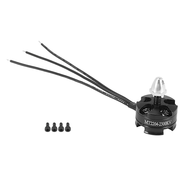 TS-Cw Mt2204 2204 2300kv Børsteløs Motor Quadcopter 250 Qav250 Til Mini 210 250mm Fire Akser Fpv, sort+
