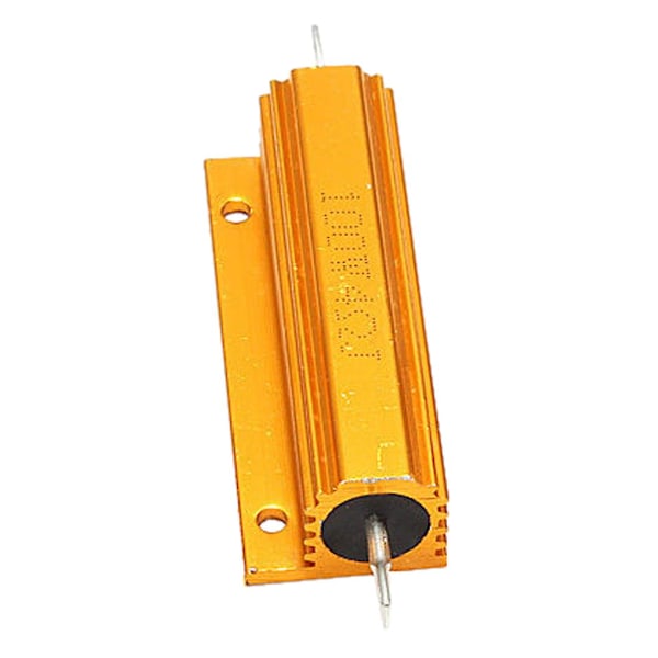 TS-Gold Aluminium Kledd Effektmotstand Resistans 100w, 4 Ohm 4r